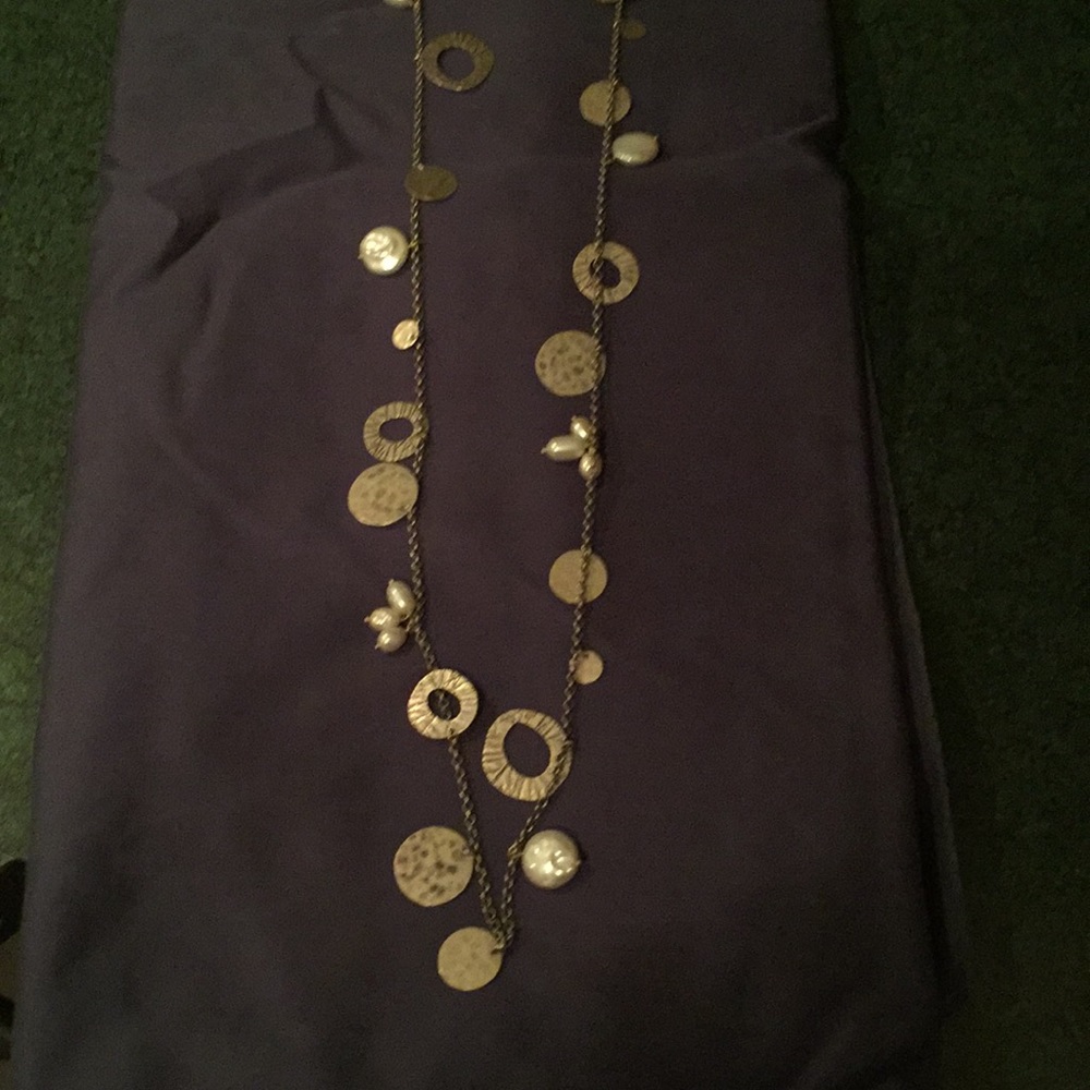 Silpada Pearl and sterling silver Necklace